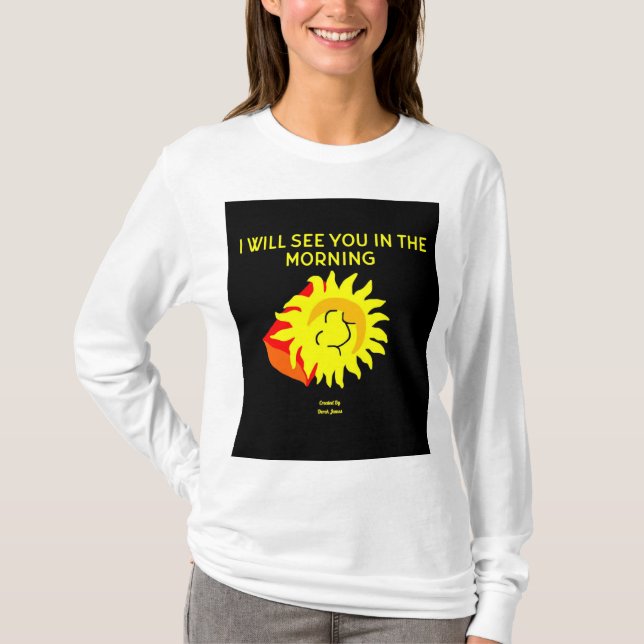 Gute Nacht Sun Women's Long Sleeve Shirt (Vorderseite)