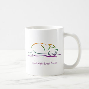 Gute Nacht Süßer Prinz (Katze) Kaffeetasse