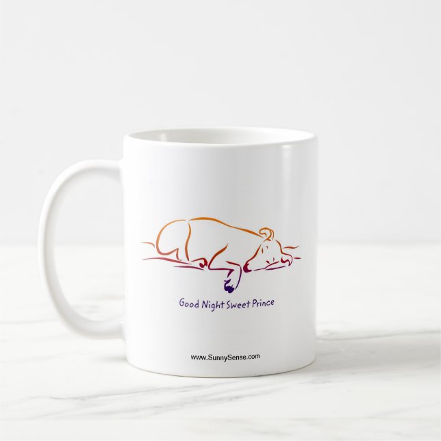 Gute Nacht Sweet Prince Tasse (Links)