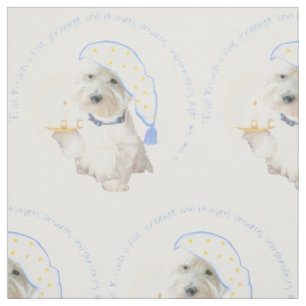 Gute Nacht Westie Stoff