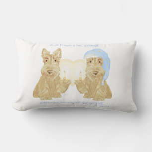 Gute Nacht Wheaten Duo Lendenkissen