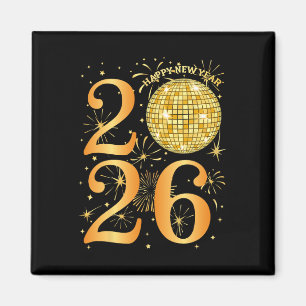 Gute neue Jahre Feuerwerke 2026 Neujahrsfest Magnet