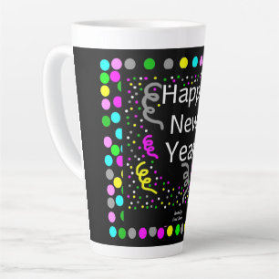 Gute Neujahrsgrüße Große Latte Tasse