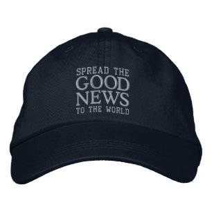 GUTE NEWS-Kappe (neutral) Bestickte Baseballkappe