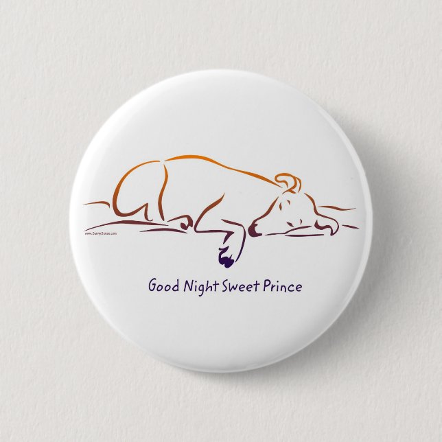 Gute Night Sweet Prince-Tasten Button (Vorderseite)
