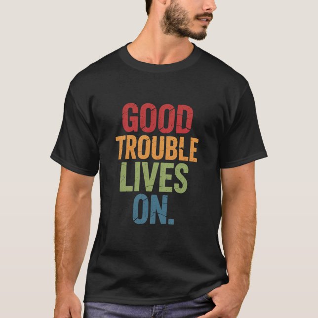 Gute, notwendige Probleme am Regenbogen T-Shirt (Vorderseite)