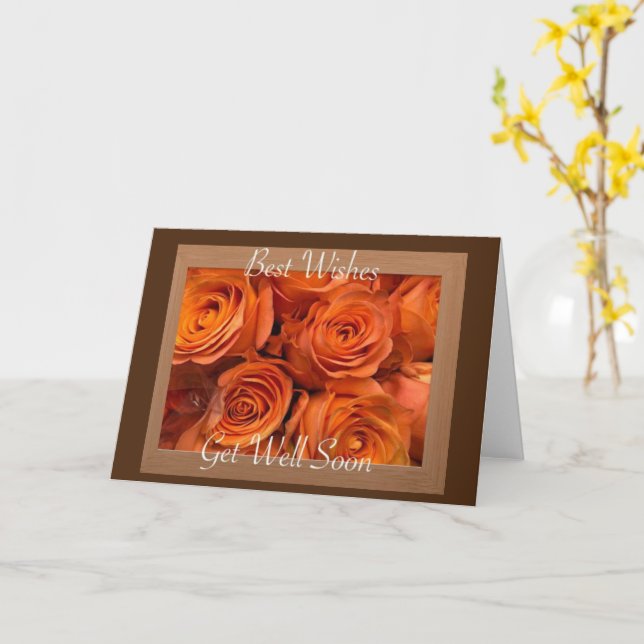 Gute Orangenblüten Karte (Gelbe Blume)