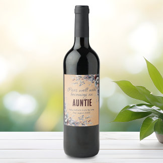 Gute Paare mit dem Rebsortenreveal Wein Label Set Weinetikett