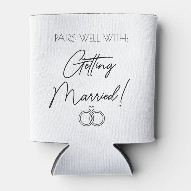 Gute Paare mit: Minimalistische Ringe heiraten Dosenkühler (Vorderseite)