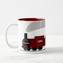 Gute Pensionierung personalisierte Eisenbahn