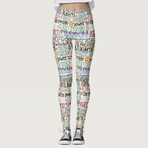 gute Probleme Typografie Leggings