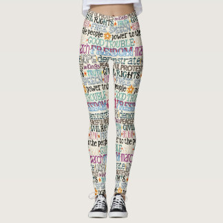 gute Probleme Typografie Leggings