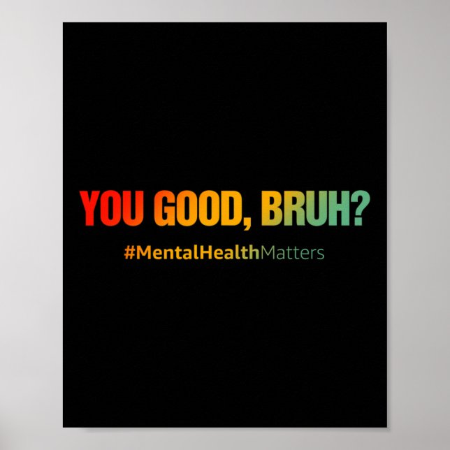 Gute psychische Probleme Psychische Gesundheit Psy Poster (Vorne)