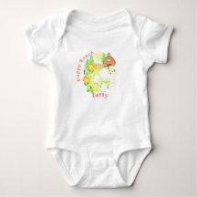 Gute Ranch Sheep. Personalisiert. Baby Bodysuit