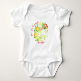 Gute Ranch Sheep. Personalisiert. Baby Bodysuit Strampler