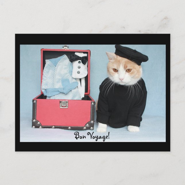 Gute Reise! Postkarte (Vorderseite)