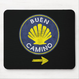 Gute Reise Shell El Camino De Santiago De Compost Mousepad