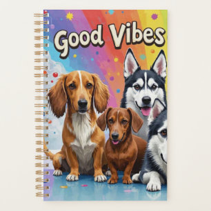 Gute Roben und feuchte Nosen spielerische Doodles Planer