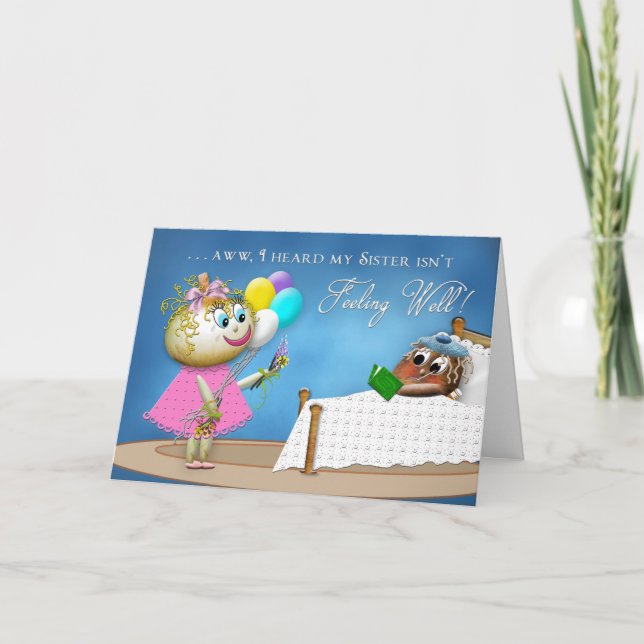 GUTE SCHWESTER - POTATO FAMILIE KARTE (Vorderseite)