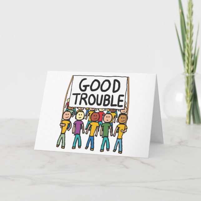 Gute Schwierigkeiten Karte (Vorderseite)