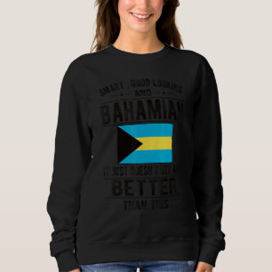 Gute Sicht bahamianische Flagge Bahamas Bahamian R Sweatshirt