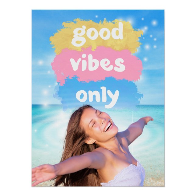 Gute Sicht nur Inspiration Beach Poster (Vorderseite)