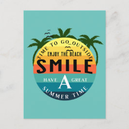 Gute Sommerzeit Postkarte