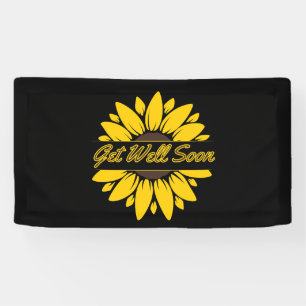 Gute Sonnenblumen 1,6x3 Vinyl Banner