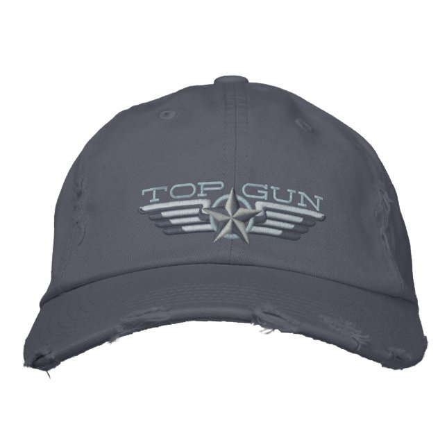 Gute Star Abzeichen Pilot Wings Bestickte Baseballkappe (Vorderseite)