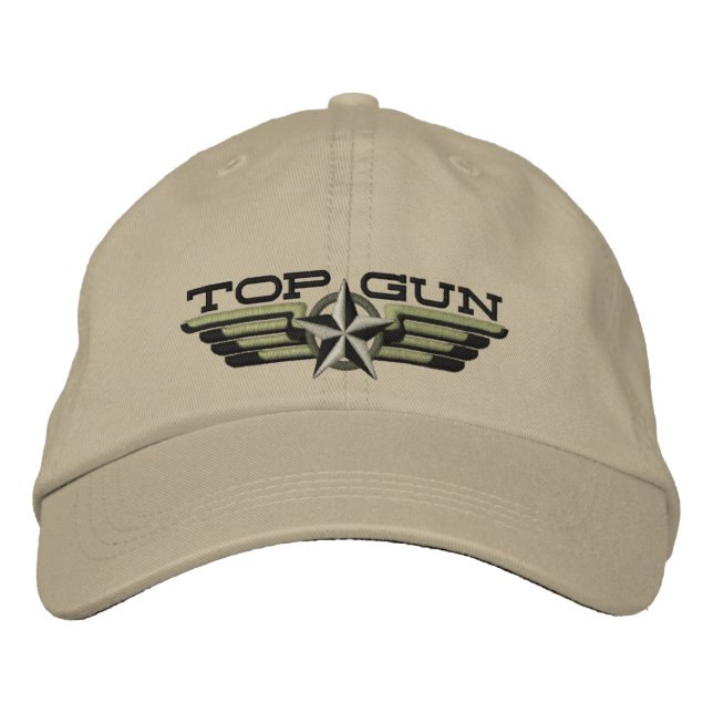 Gute Star Abzeichen Pilot Wings Bestickte Kappe (Vorderseite)