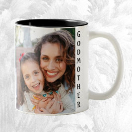 Gute Tasse! Süßes Foto Zweifarbige Tasse