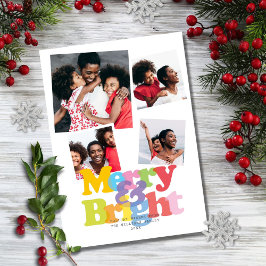 Gute und helle Familie 4 Fotocollage Weihnachten