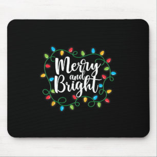 Gute und helle Weihnachtsbeleuchtung - Familienmas Mousepad
