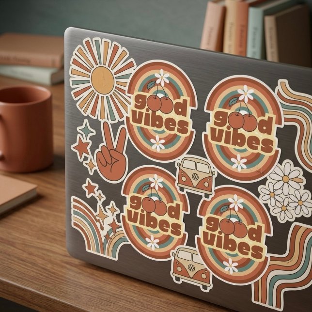 Gute Vibes Aufkleber (Von Creator hochgeladen)