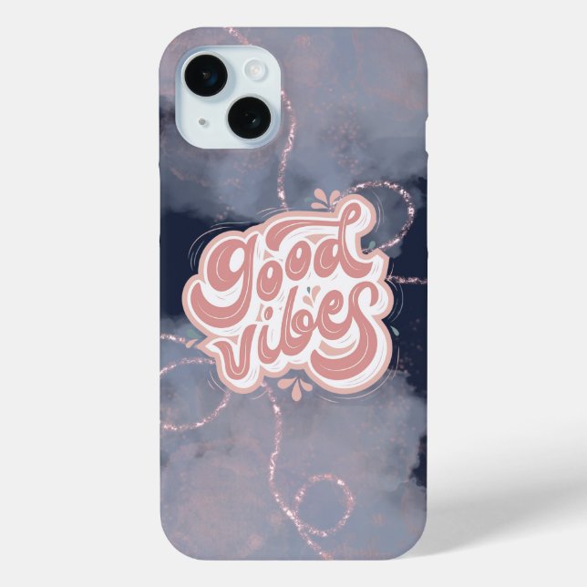 Gute Vibes Case-Mate iPhone Hülle (Rückseite)
