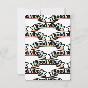 Gute Vibes Frieden Liebe Banner Einladung