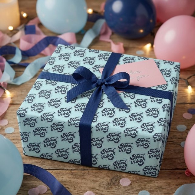 Gute Vibes Geschenkpapier (Von Creator hochgeladen)