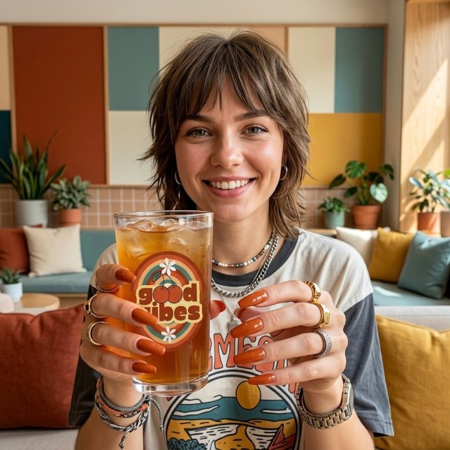 Gute Vibes Glas (Von Creator hochgeladen)