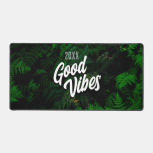 Gute Vibes Grüne Natur Schreibtischunterlage