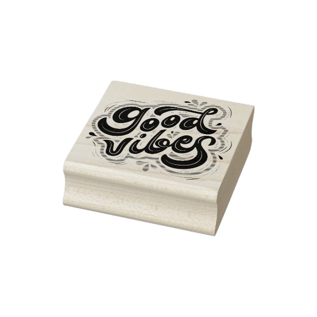Gute Vibes Gummistempel (Stempel)