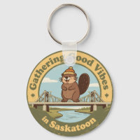 Gute Vibes in Saskatoon sammeln Lustiger Biber