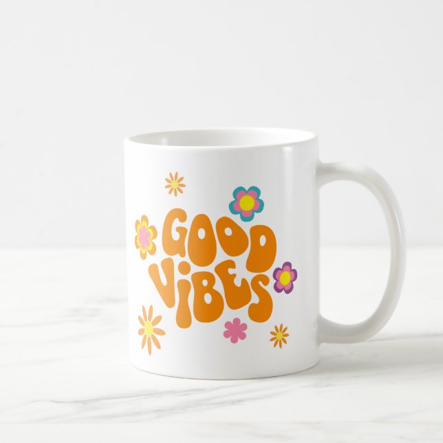 Gute Vibes Kaffeetasse (Rechts)