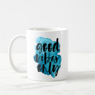 Gute Vibes nur Aquarellfarben-Tasse Kaffeetasse