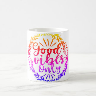 GUTE VIBES NUR KAFFEE-TASSE  KAFFEETASSE