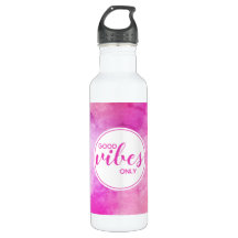 Gute Vibes nur Zitat rosa Farbe Abstrakt