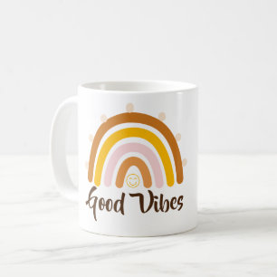 Gute Vibes - Regenbogen Gute Vibes Kaffeetasse