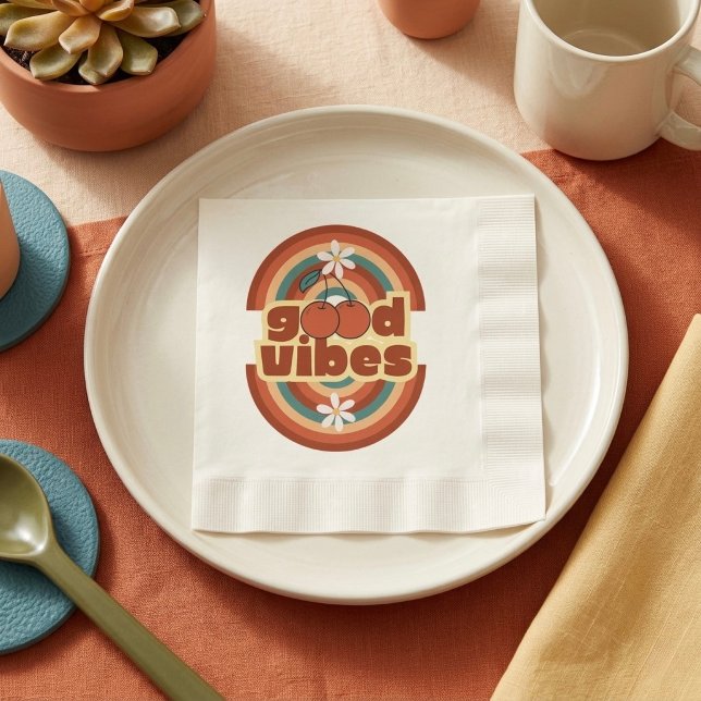 Gute Vibes Serviette (Von Creator hochgeladen)