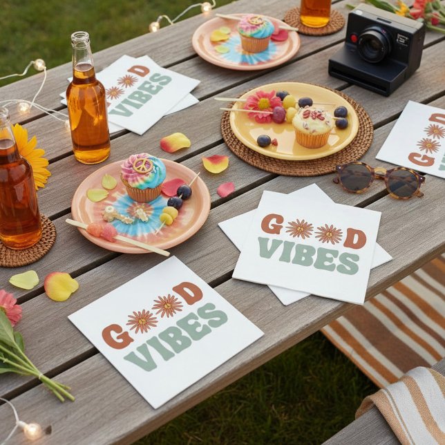 Gute Vibes Serviette (Von Creator hochgeladen)