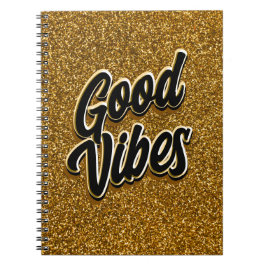 Gute Vibes Spiral Notizbuch Notizblock