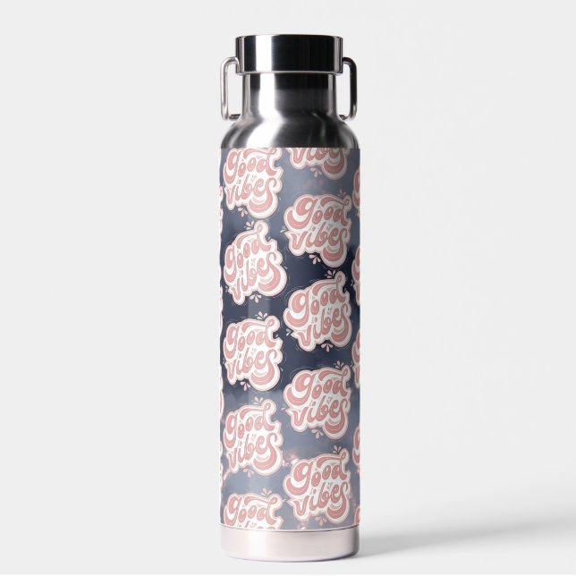 Gute Vibes Trinkflasche (Vorne)